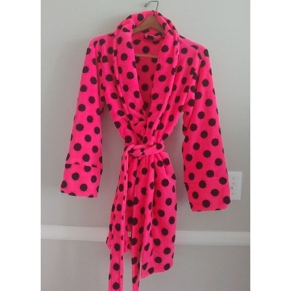 PINK Victoria's Secret Other - Victoria Secret Pink polka dot robe size XS/S